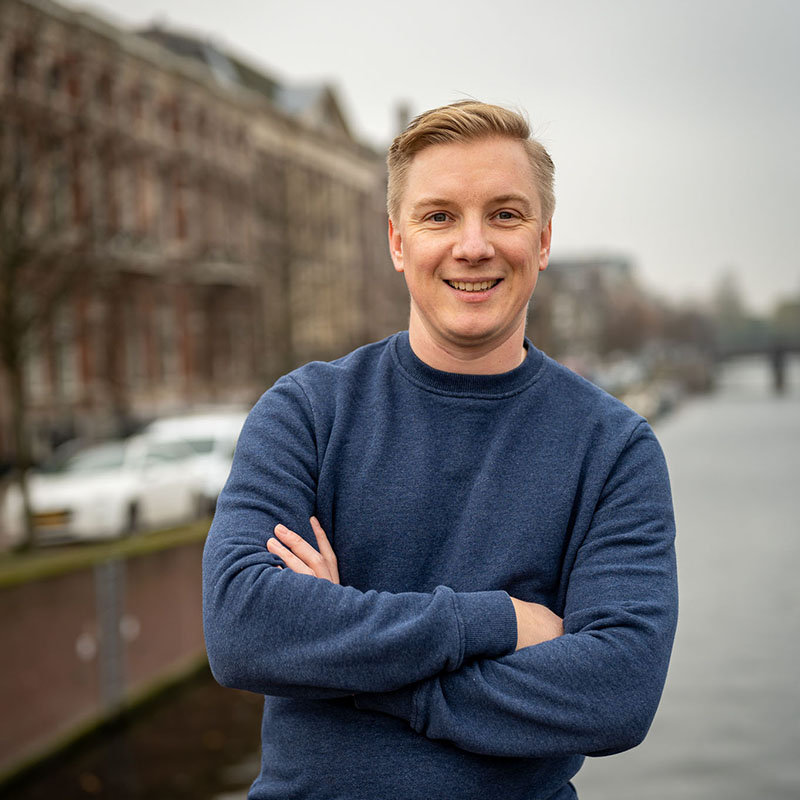 Portret van Niels Poelsma